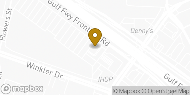 Map showing the location of Whataburger in Houston, TX 77087