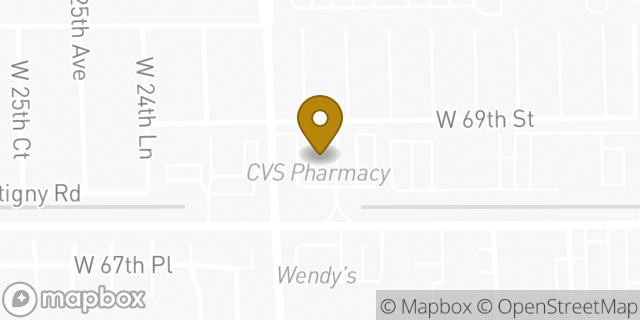 Map showing the location of ATM CVS in Hialeah, FL