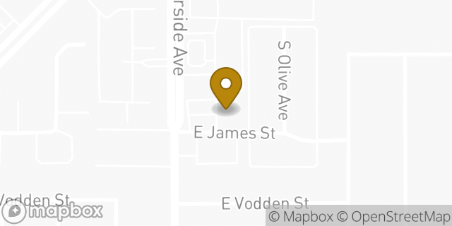 Map showing the location of Amazon Locker - Uriel in Rialto, CA 92376