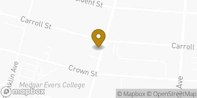 Map showing the location of Subway in New York, NY 11225