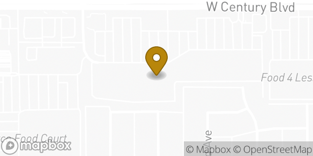 Map showing the location of Marshalls in Inglewood, CA 90303