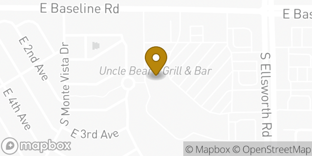 Map showing the location of Amazon Locker - World in Mesa, AZ 85209