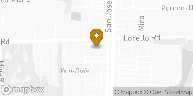 Map showing the location of McDonald's in Jacksonville, FL 32223