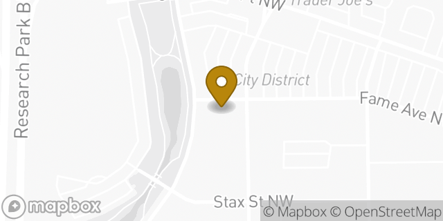 Map showing the location of REI in Huntsville, AL 35806