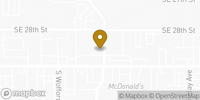 Map showing the location of Amazon Locker - Especie in Del City, OK 73115