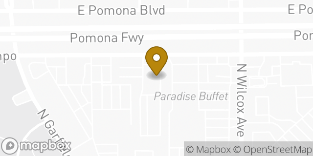 Map showing the location of Ford of Montebello in Montebello, CA 90640