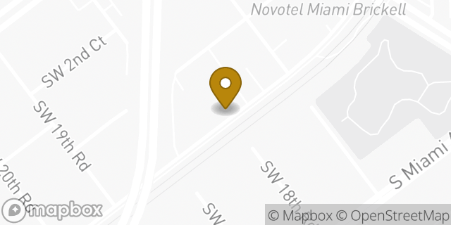 Map showing the location of Amazon Locker - Transmission in Miami, FL 33129