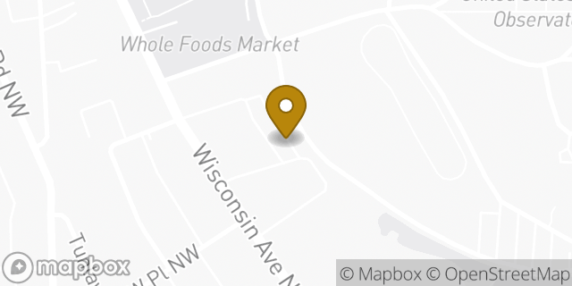 Map showing the location of MedStar Health Ob/Gyn at Glover Park in DC