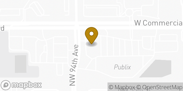 Map showing the location of Amazon Locker - Oz in Sunrise, FL 33351
