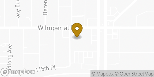 Map showing the location of Amazon Locker - Identity in Los Angeles, CA 90044