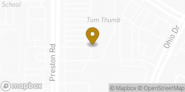 Map showing the location of The UPS Store in Frisco, TX 75034