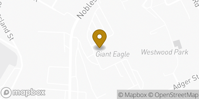 Map showing the location of Noblestown Road Giant Eagle in Pittsburgh, PA 15205