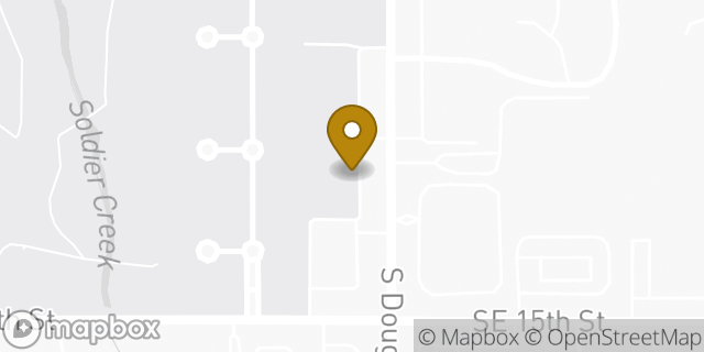 Map showing the location of OneMain Financial in Midwest City, OK 73130