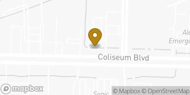 Map showing the location of Whataburger in Alexandria, LA 71303