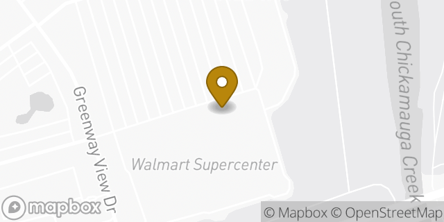 Map showing the location of Subway in Chattanooga, TN 37411
