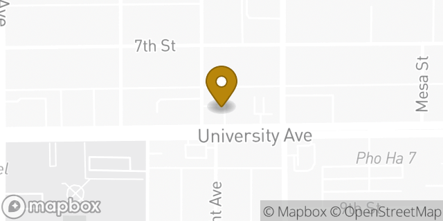 Map showing the location of AutoZone in Riverside, CA 92507