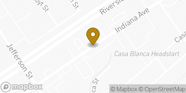 Map showing the location of Riverside - Indiana HLE in Riverside, CA 92504