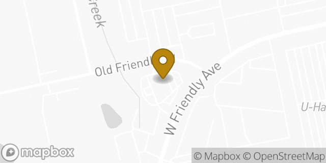 Map showing the location of Amazon Locker - Contractor in Greensboro, NC 27410