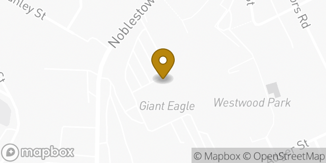 Map showing the location of Amazon Locker - Shaswat in Pittsburgh, PA 15205