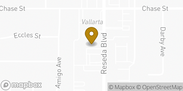 Map showing the location of Chuck E. Cheese in Northridge, CA 91324