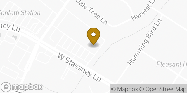 Map showing the location of AutoZone in Austin, TX 78745