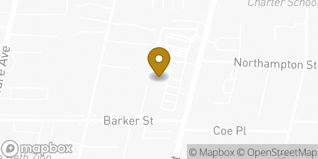 Map showing the location of Amazon Locker - Racer in Buffalo, NY 14209