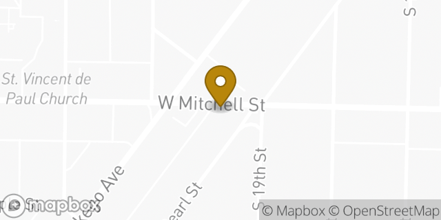 Map showing the location of Subway in Milwaukee, WI 53204