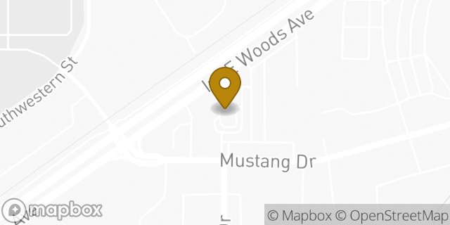 Map showing the location of Mustang in Grapevine, TX 76051