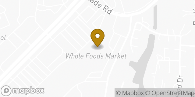 Map showing the location of Whole Foods Market in Colleyville, TX 76034