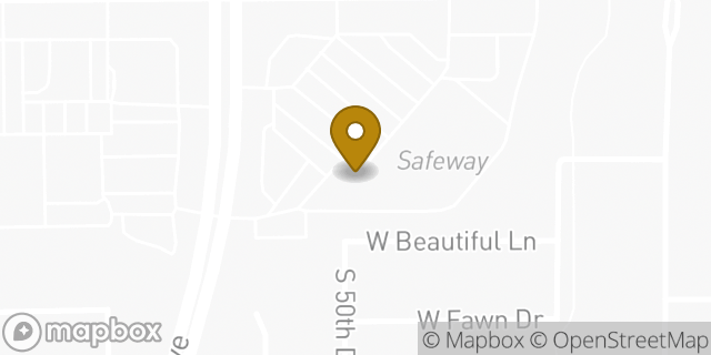 Map showing the location of Papa Johns Pizza in Phoenix, AZ 85339