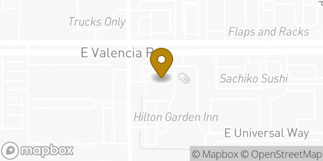 Map showing the location of Amazon Locker - Meaning in Tucson, AZ 85756