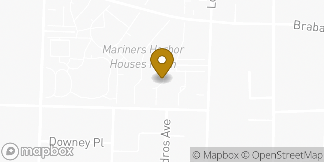 Map showing the location of Amazon Locker - Saigin in Staten Island, NY 10303
