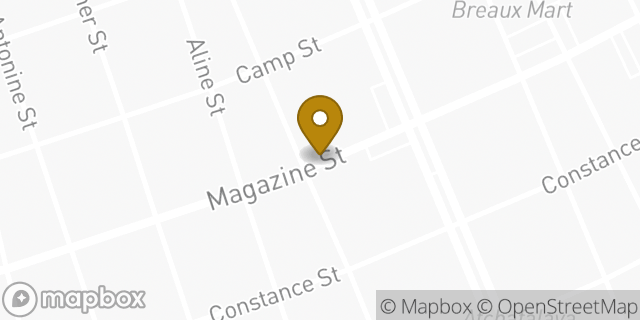 Map showing the location of UPS Authorized Shipping Outlet in New Orleans, LA 70115