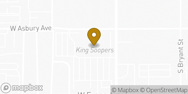 Map showing the location of Coinstar in Denver, CO 80219