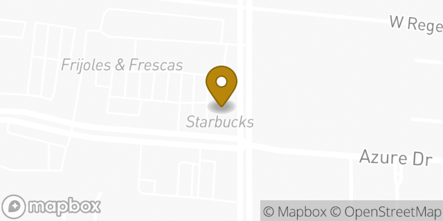 Map showing the location of Starbucks in Las Vegas, NV 89130