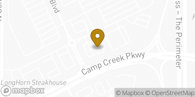 Map showing the location of Olive Garden in East Point, GA 30344