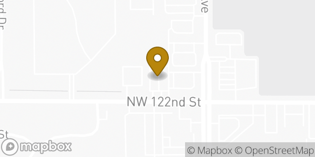 Map showing the location of Sonic Drive In in Oklahoma City, OK 73120
