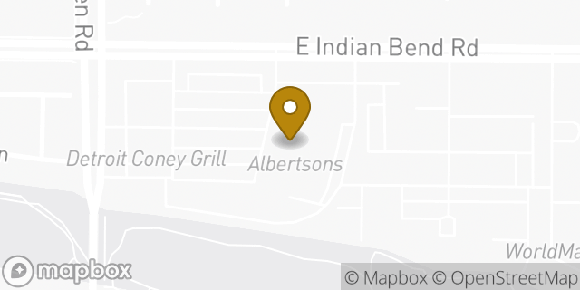 Map showing the location of Coinme in Scottsdale, AZ 85250