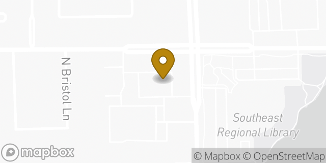 Map showing the location of CVS Pharmacy in Gilbert, AZ 85234