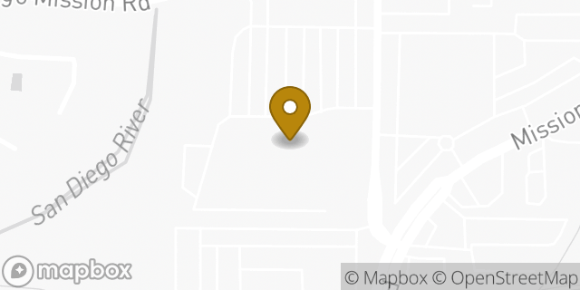 Map showing the location of The Home Depot in San Diego, CA 92120