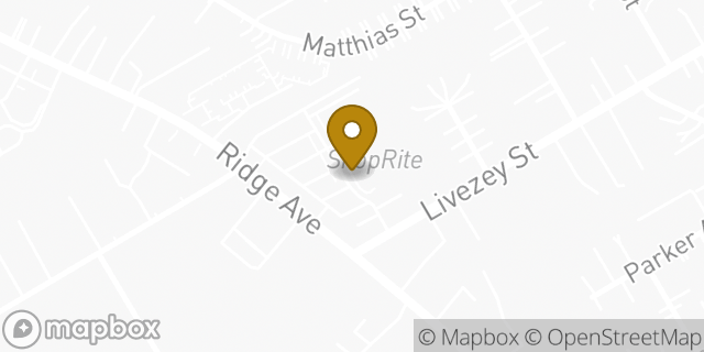Map showing the location of Amazon Locker - Delilah in Philadelphia, PA 19128