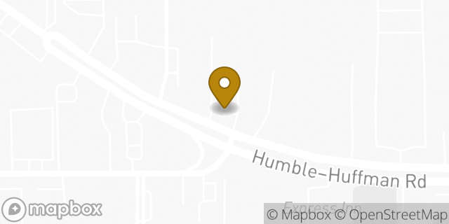 Map showing the location of Penske Truck Rental in Humble, TX 77338