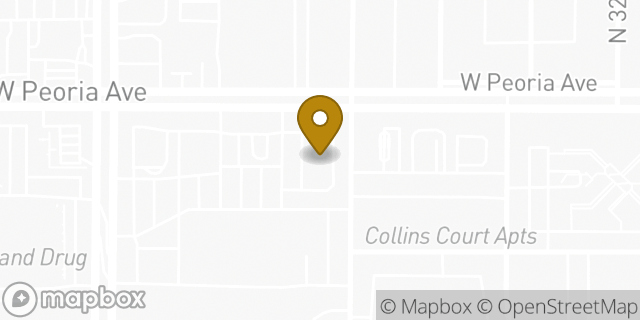 Map showing the location of Metro-center in Phoenix, AZ 85029