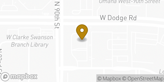 Map showing the location of ATM Walgreens in Omaha, NE 68114