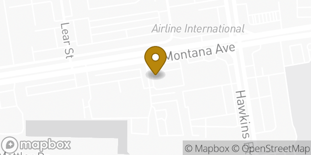 Map showing the location of Subway in El Paso, TX 79925