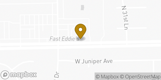 Map showing the location of Subway in Phoenix, AZ 85053