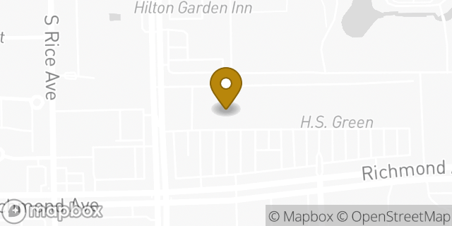 Map showing the location of T.J. Maxx in Houston, TX 77056