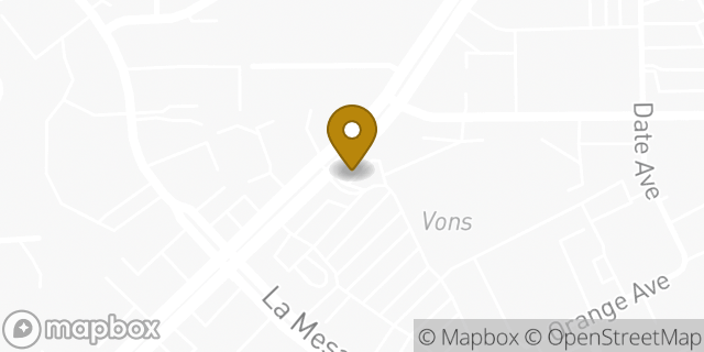 Map showing the location of Coinme at Coinstar - Bitcoin Kiosk in La Mesa, CA 91942