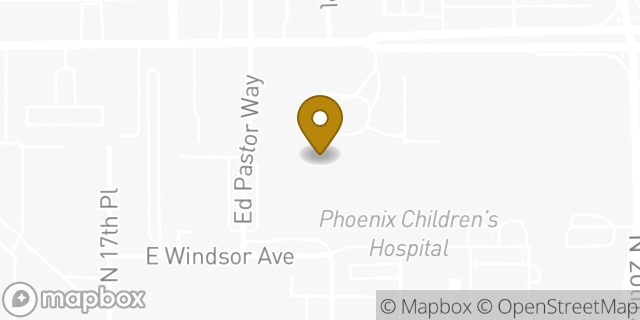 Map showing the location of Amazon Locker - Dragoon in Phoenix, AZ 85016