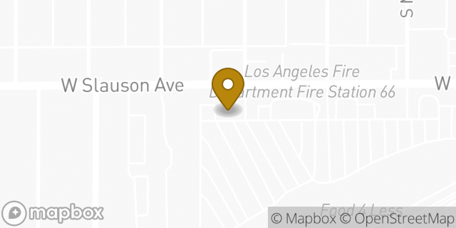 Map showing the location of Baskin Robbins in Los Angeles, CA 90047